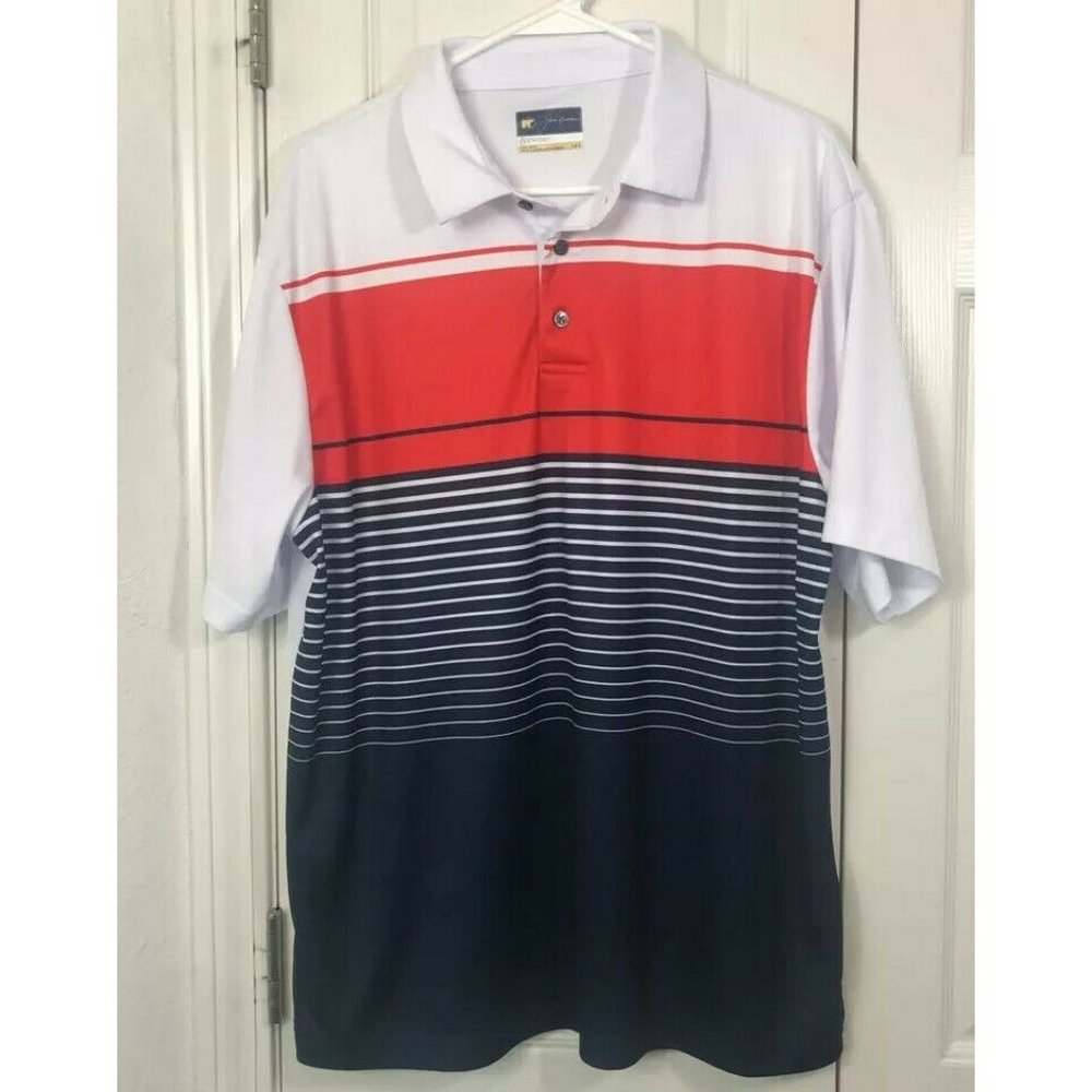 Jack Nicklaus Goldenbear Golf Polo Shirt StayDri Large